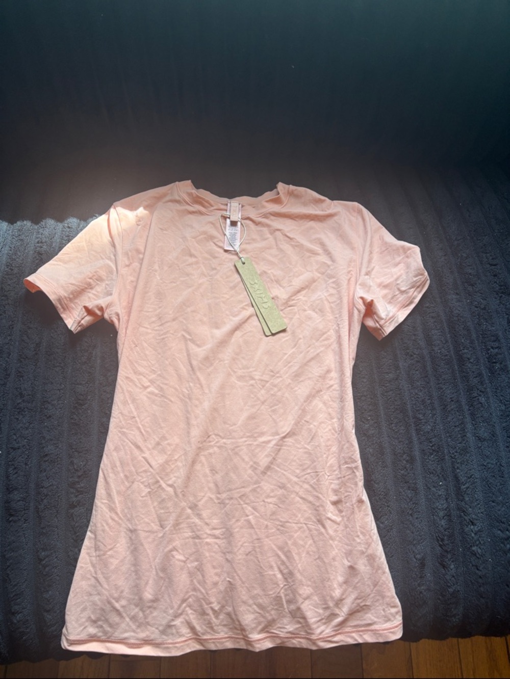 SKIMS Fits Everybody Short Sleeve Tee •NWT •Never Worn • Desert Clay (Pink) • XS